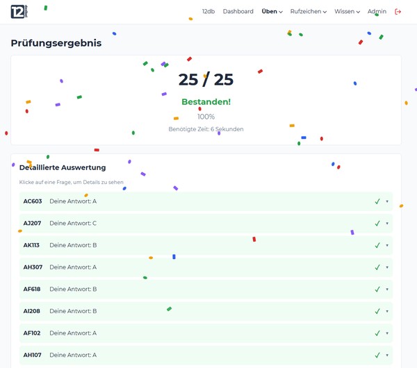 12db.de Prüfungssimulation